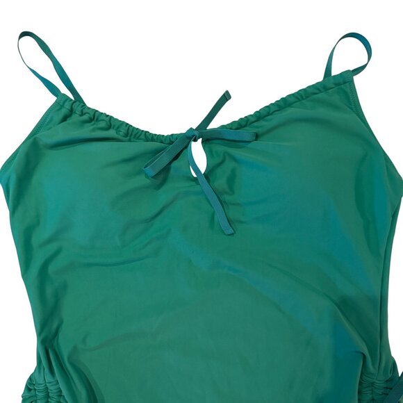 Aerie Green One-Piece Swimsuit | Cheeky | Adjustable Tie Sides & Front | XL - Picture 6 of 7